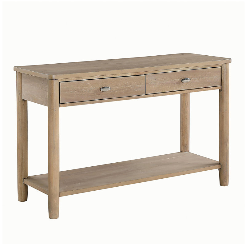 Mobilier de salon classique 1 pièce avec 2 tiroirs et tablette ouverte
