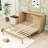 Carlysia Wooden Murphy Bed with Storage Drawers and Built-In Charging Station-543364066-543364070