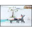 Chaise longue d'extérieur avec texture en bois-1603341761