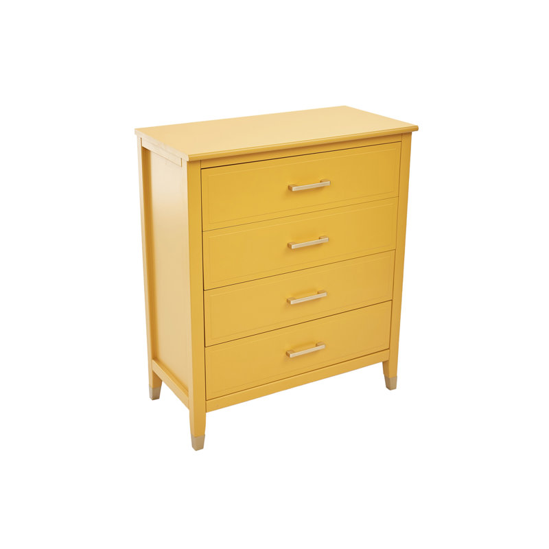 Mel Chest of Drawers, Mustard