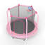 Trampoline de 55 pouces pour enfants avec trampoline intérieur et extérieur pour tout-petit