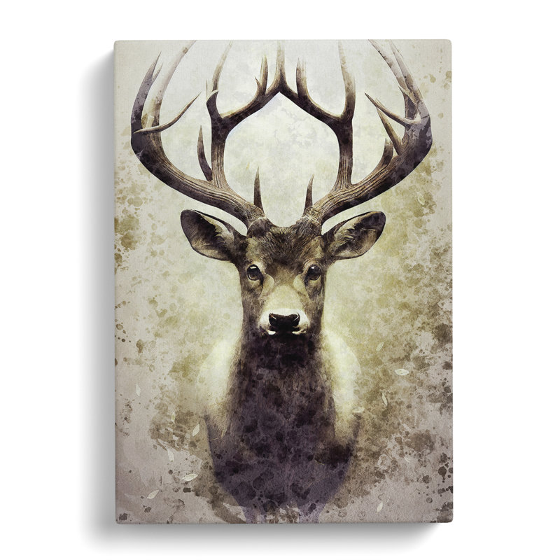 View Of The Stag No.3 - Wrapped Canvas, 50cm H x 35cm W x 3cm D