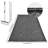 Yescom 93'' W x 192'' L Garage Flooring in Grey