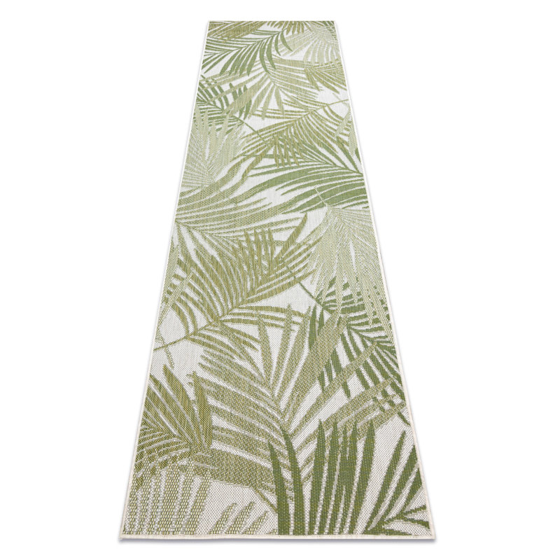 Runner Amalbergas Floral Flatweave Area Rug, Runner 70 x 300cm