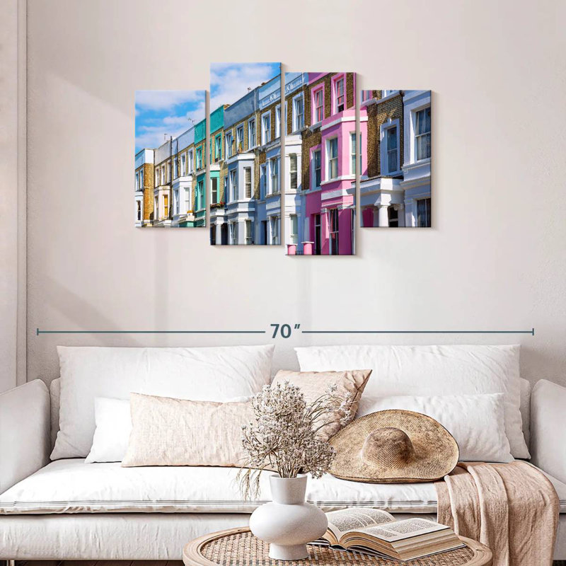 Keesha, maisons en rangée à Notting Hill, H 27 po x l 43 po