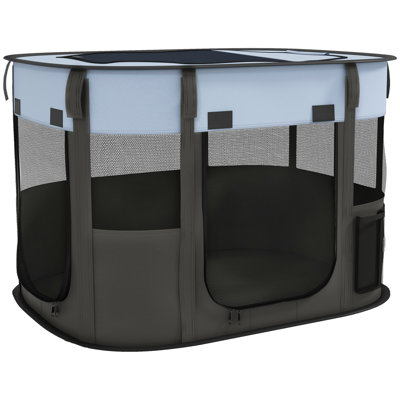 Panel Steel Pet Barrier With Door