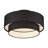 Bainbridge 3 Light Black Large Semi-flush