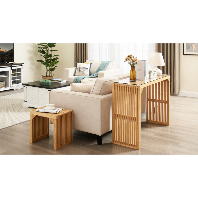 Table et banc polyvalents en pin pour espaces de vie - personnalisables pour votre maison