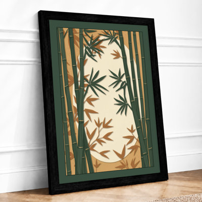 Bamboo Study Botanical - Framed Print
