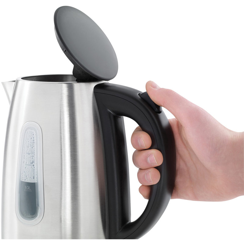 1,7 qt. bouilloire électrique en acier inoxydable