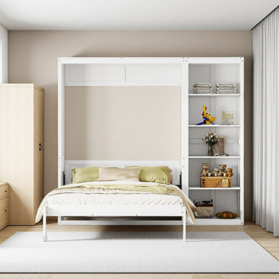 Lit escamotable mural avec armoires Murphy