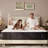 12" Medium Firm Hybrid Mattress, Queen Size Mattress, Zoned Pocket Springs, Back Support Pressure Relief, CertiPUR-US, OEKO-TEX, SGS Certified-1714310281-1714310283