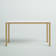 Driggers Metal Base Dining Table