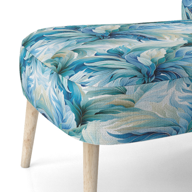 Chaise d'appoint rembourrée Oceanic Mirage Tropical