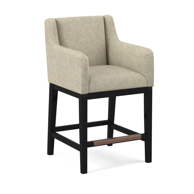 Upholstered Stool, 61626-87, Black