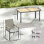 6 - Person Patio Dining Set with Rectangular Table