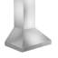 Professional 500 CFM Convertible Wall Mount Range Hood in Stainless Steel