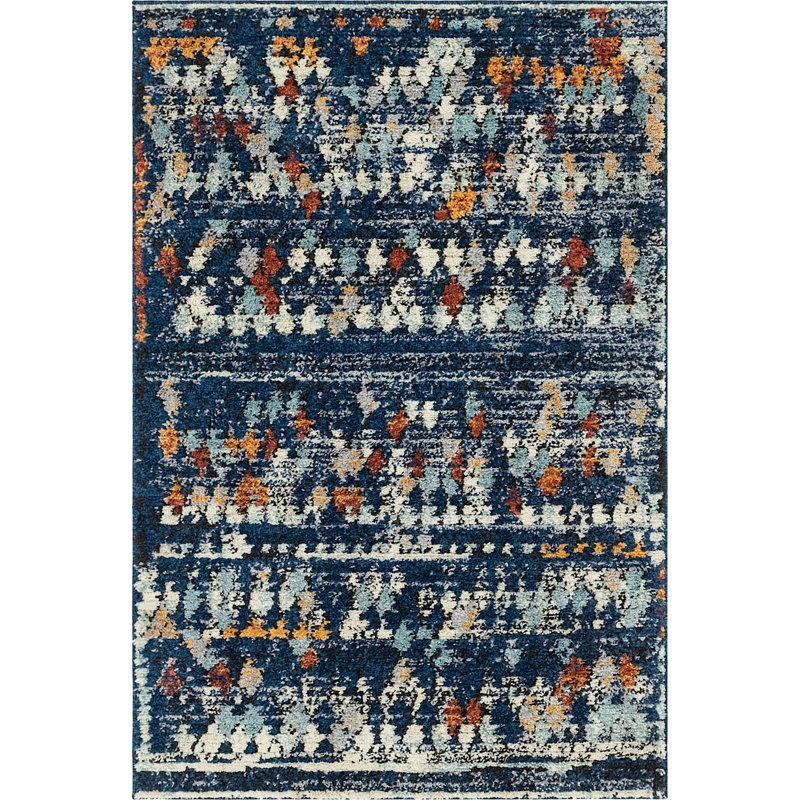 Victorville Abstract Indoor Rug, Rectangle 4' x 6'