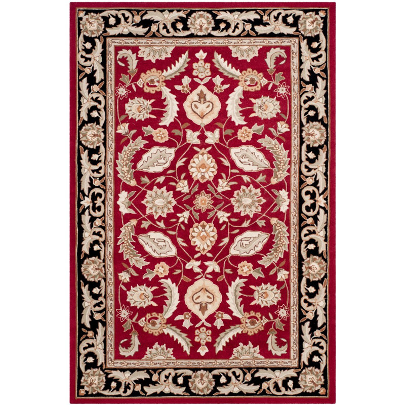 Taran Easy Care Hand Hooked Performance Oriental Rug, Rectangle 9' x 12'