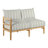 Santa Barbara Teak Left Arm Facing - Natural Teak-62363243-48656617-63326034