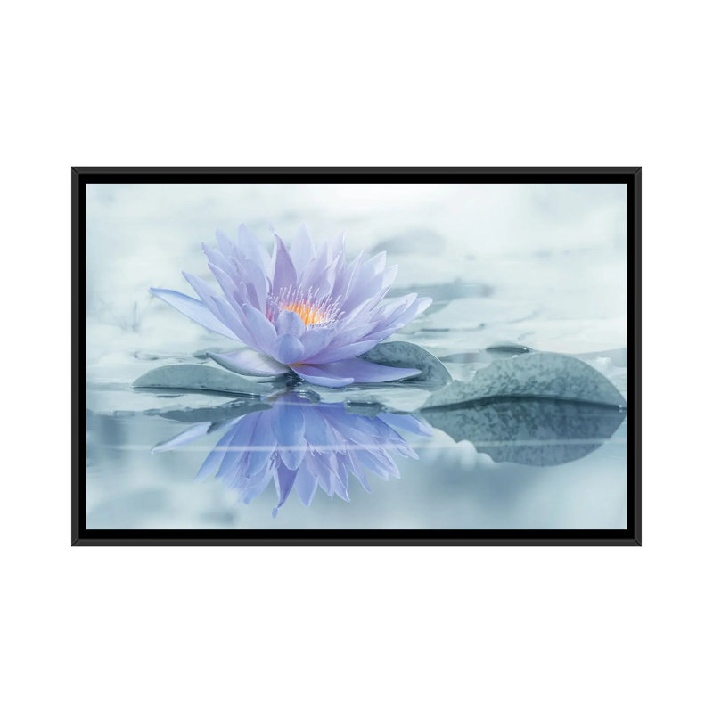 Reflection by Takashi Suzuki - Floater Frame Print on Canvas, 66.04 cm H x 45.72 cm W, Black
