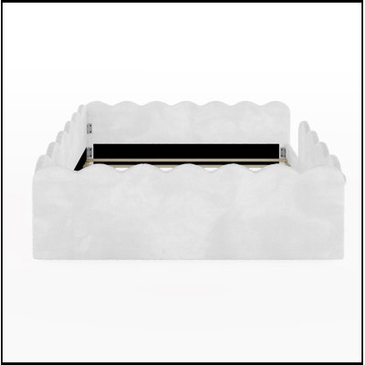 Full Size Upholstered Floor Bed