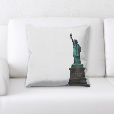 Microsuede Reversible Throw Pillow
