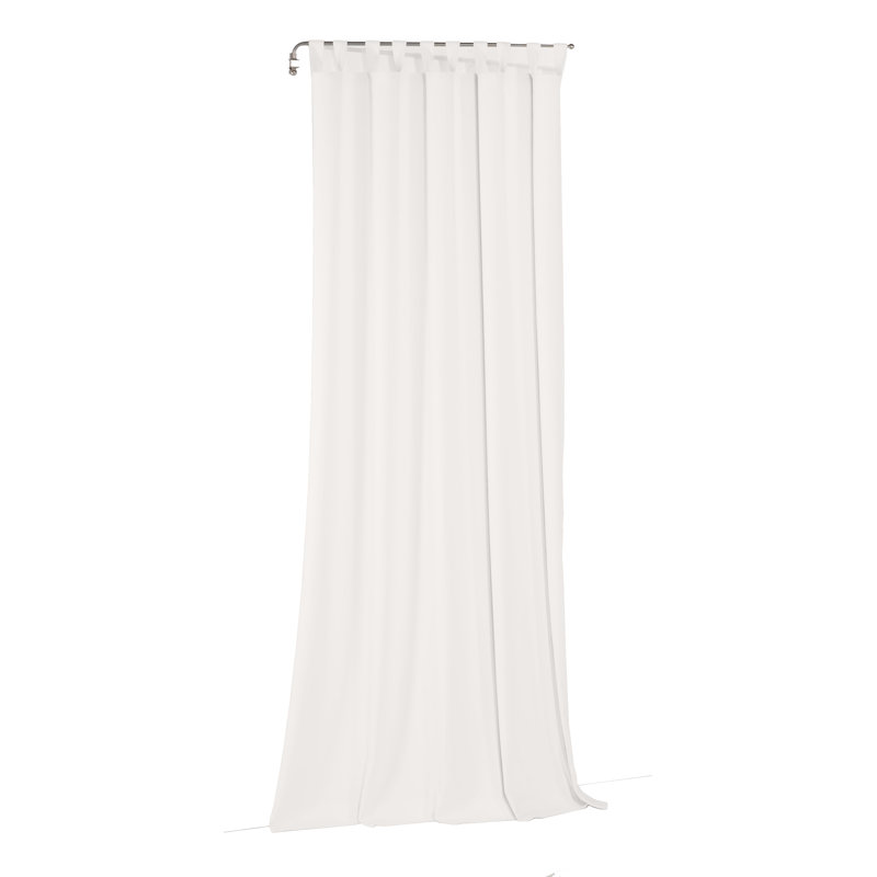 Curtain Panel Panel, Width 132 x Drop 225, White