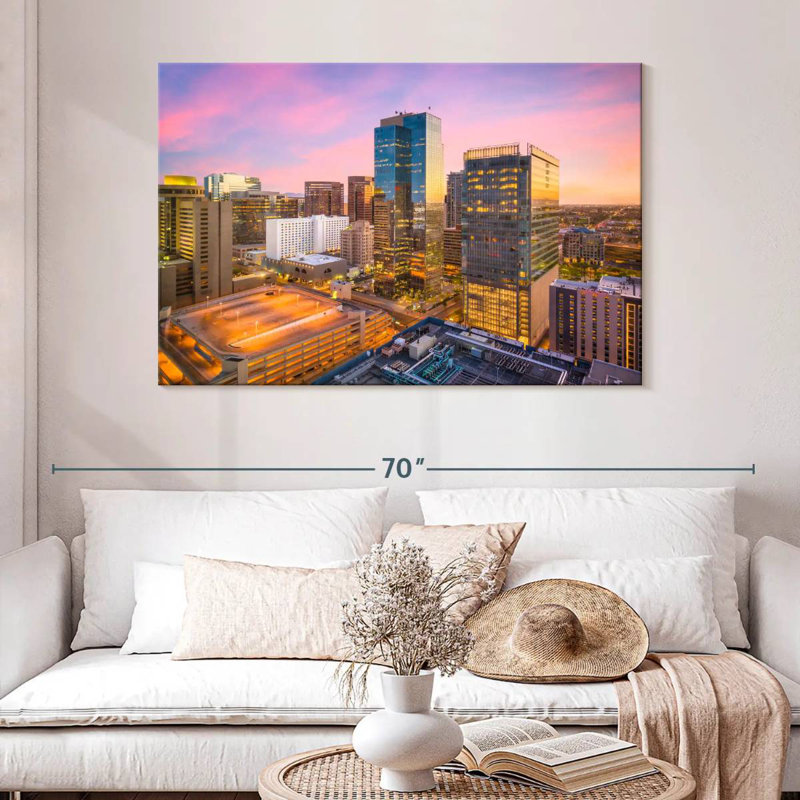 Ravi Phoenix Cityscape, H 32 po x l 48 po