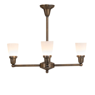 27" Wide Revival Oyster Bay Goblet 4 Light Chandelier