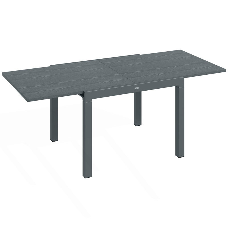 Extendable Outdoor Dining Table, Patio Table, Rectangle Expandable Patio Table