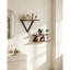 ‎Engineered Wood, Metal Floating Shelf