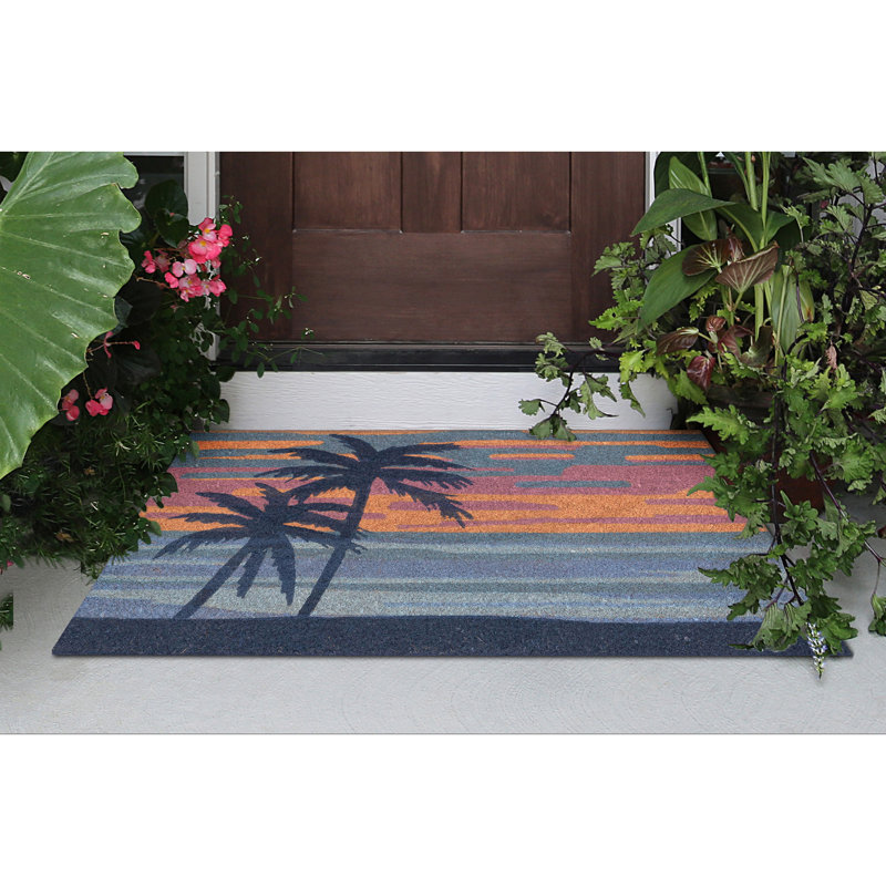 Yusuke Non-Slip Outdoor Doormat, 18" W x 30" L