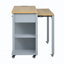 Kitchen Island With Extendable Dining Table-263328819