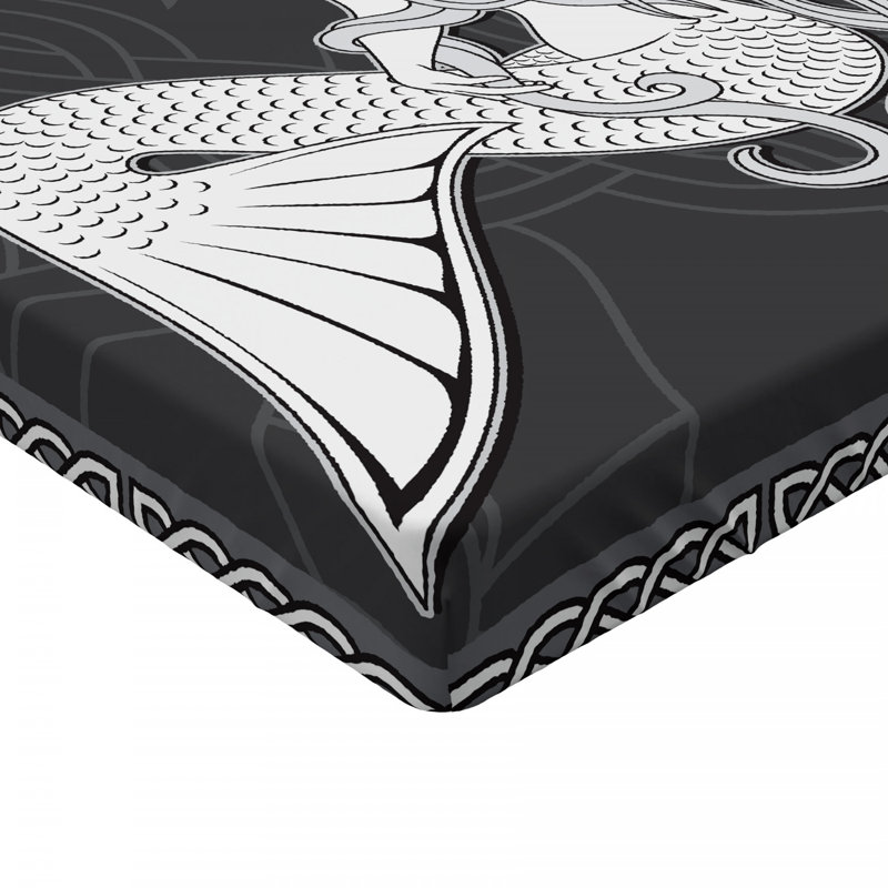 Mermaid Microfiber Fitted Sheet, Full/Double Fitted Sheet