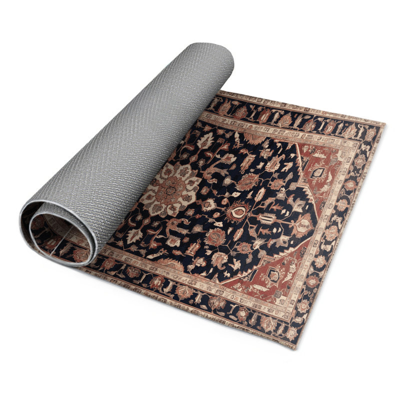 Tapis d'intérieur et d'extérieur brun Persian, Rectangulaire 2 pi x 3 pi