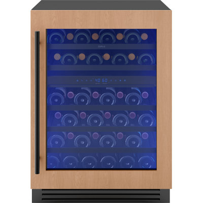 Presrv 24 in. 45-Bottle Dual Zone Panel-Ready Wine Cooler