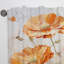 Fiery Blooms I orange et beige Chloe - rideau en velours traditionnel - obscurcissant - 1 panneau-1495784560