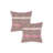 Striped Textured Cotton Blend Throw Square Pillow Cover-1255758484-1220034255