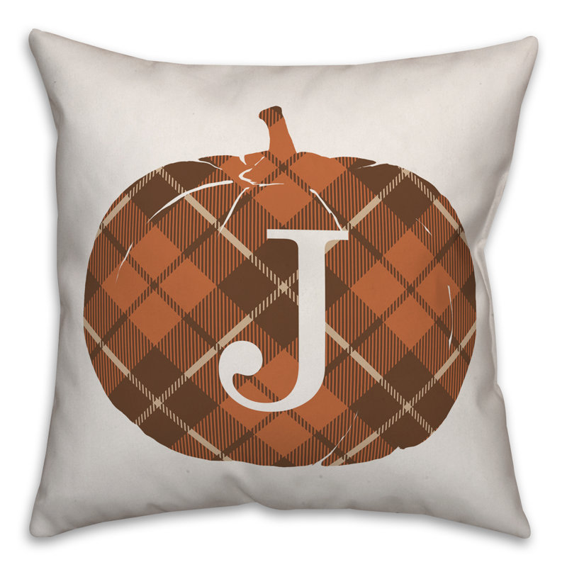 Throw Pillow, J