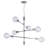 Kobe 6 - Light Dimmable Sputnik Geometric Chandelier-847210849