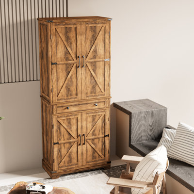 29" Wide 6-Tier Storage Cabinet - Organizer For Pantry, Laundry Room, Garage & Closet by Ophelia & Co.
