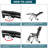 Upgrade Zero Gravity Chair with Removable Seating Cushion, Armrest Mat, Headrest & Tray
