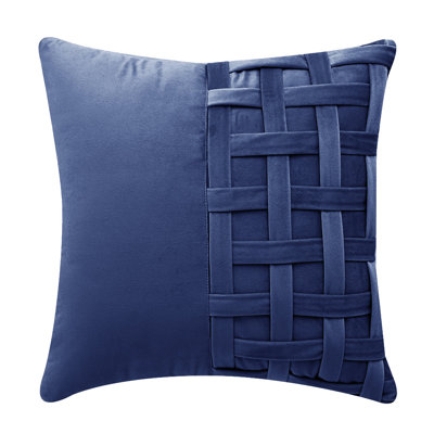Pre-Decorated Velvet Throw Pillow