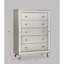 Commode de chambre à coucher 1 tiroir 5 pièces Glam
