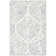 Ikat Handmade Tufted Wool Ivory/Blue Area Rug
