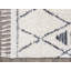Tapis géométrique ivoire / noir-2037094426