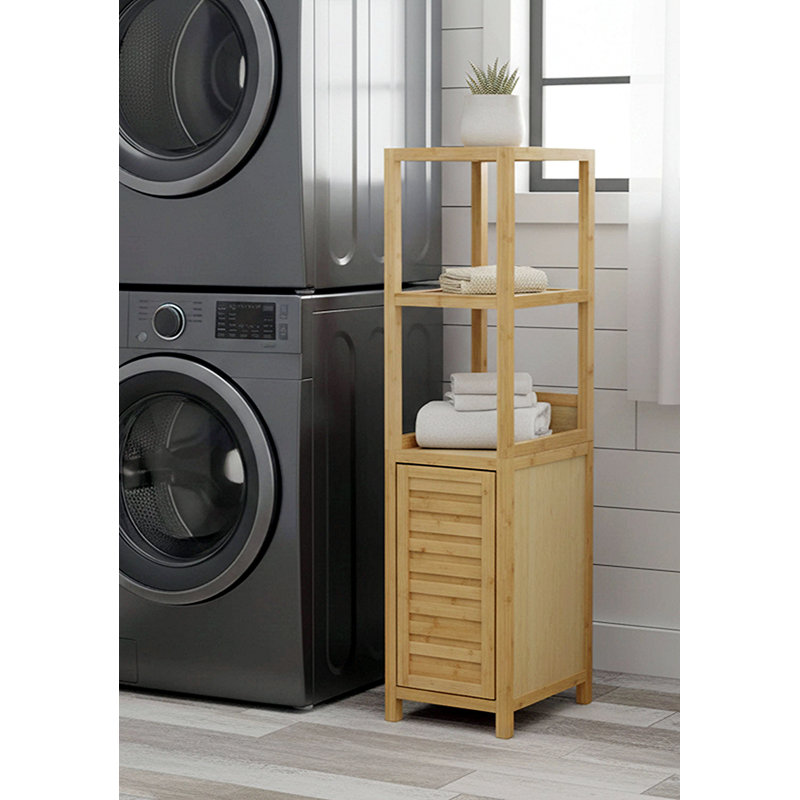 Mitch Solid Wood Linen Cabinet