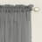Messancy 100% Polyester Sheer Crushed Voile Solid Color Curtain Panel with Rod Pocket Top-102893-102895