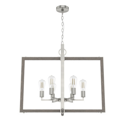 Luminaire suspendu 6 lumières Woodburn